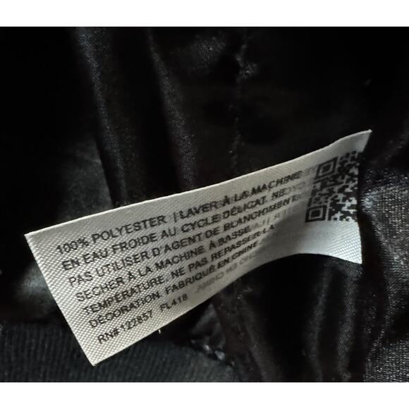 Unbranded Men’s Jacket Bomber Style Black SZ 2X With Flag And Other Patches - Picture 7 of 13